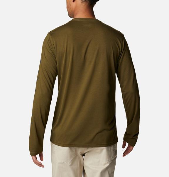 Columbia T-Shirt Herre Marshall Valley Olivengrøn MSTX16945 Danmark